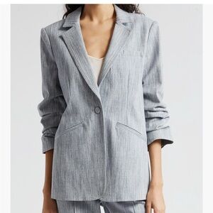 Cinq à Sept Khloe Stretch Cotton Blend Blazer